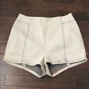 Super cute light blue high waisted shorts